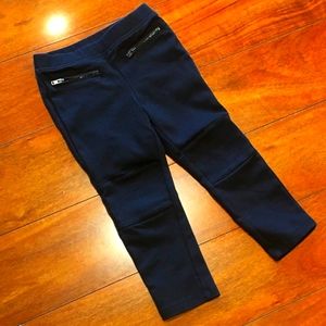 GAP Baby Zip Pocket Black Pants Toddler Size 3T
